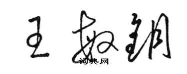 駱恆光王敏鑰草書個性簽名怎么寫