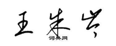 梁錦英王朱岑草書個性簽名怎么寫