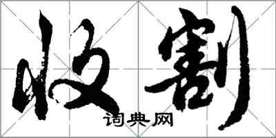 胡問遂收割行書怎么寫