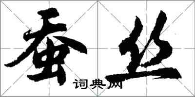 胡問遂蠶絲行書怎么寫