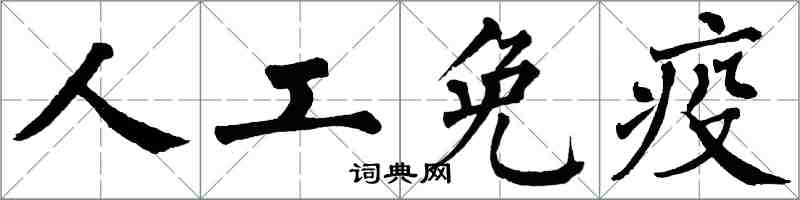 翁闓運人工免疫楷書怎么寫