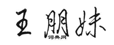 駱恆光王朋妹行書個性簽名怎么寫