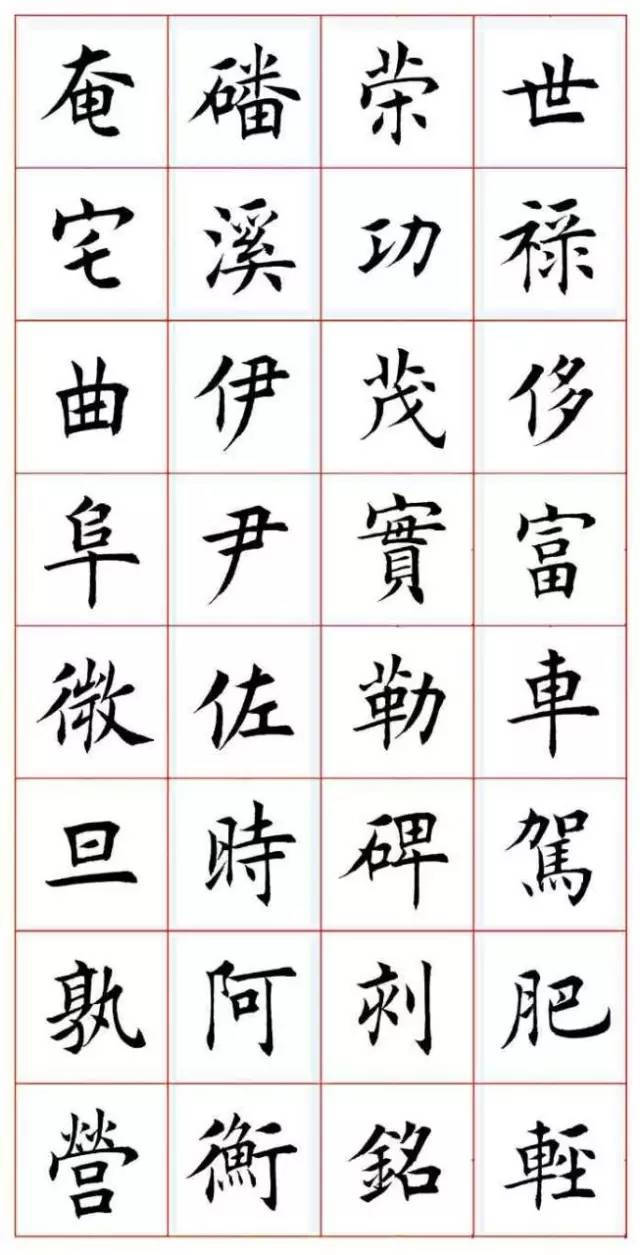 田蘊章楷書《千字文》