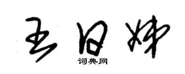 朱錫榮王日娣草書個性簽名怎么寫