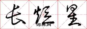 曾慶福長短星草書怎么寫