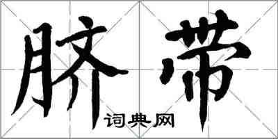 翁闓運臍帶楷書怎么寫