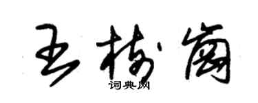 朱錫榮王樹崗草書個性簽名怎么寫