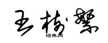 朱錫榮王樹繁草書個性簽名怎么寫