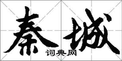 胡問遂秦城行書怎么寫