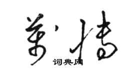 駱恆光萬博草書個性簽名怎么寫