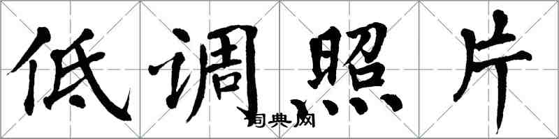 翁闓運低調照片楷書怎么寫