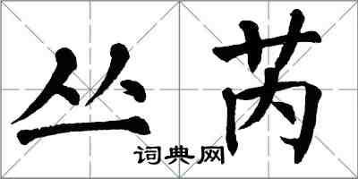 翁闓運叢芮楷書怎么寫