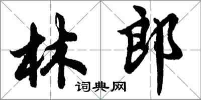 胡問遂林郎行書怎么寫