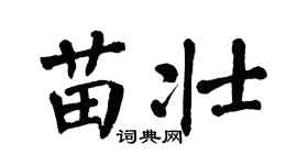 翁闓運苗壯楷書個性簽名怎么寫
