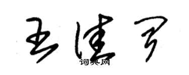朱錫榮王佳聞草書個性簽名怎么寫