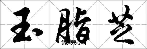 胡問遂玉脂芝行書怎么寫