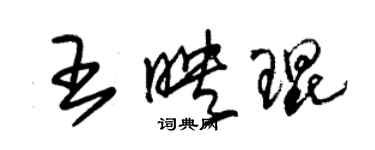 朱錫榮王映琨草書個性簽名怎么寫