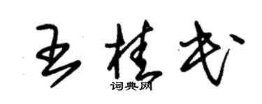 朱錫榮王桂民草書個性簽名怎么寫