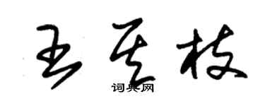 朱錫榮王其枝草書個性簽名怎么寫