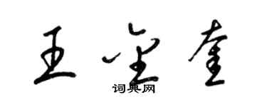 梁錦英王金奎草書個性簽名怎么寫