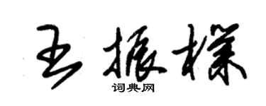 朱錫榮王振朴草書個性簽名怎么寫