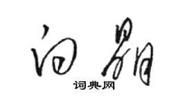 駱恆光白晶草書個性簽名怎么寫