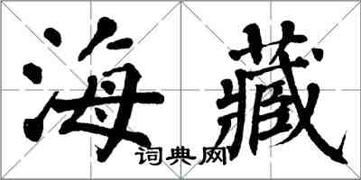 翁闓運海藏楷書怎么寫