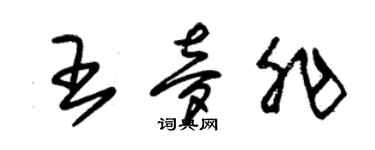 朱錫榮王夢非草書個性簽名怎么寫