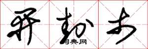 朱錫榮開封市草書怎么寫