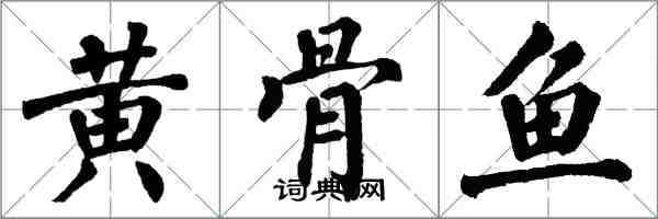 翁闓運黃骨魚楷書怎么寫