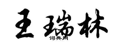 胡問遂王瑞林行書個性簽名怎么寫