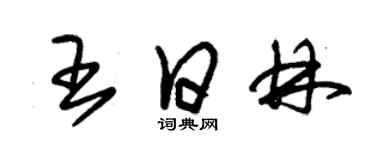 朱錫榮王日林草書個性簽名怎么寫