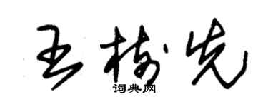 朱錫榮王樹先草書個性簽名怎么寫