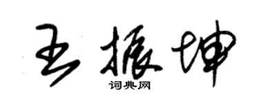 朱錫榮王振坤草書個性簽名怎么寫