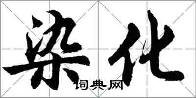 胡問遂染化行書怎么寫