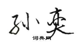 駱恆光孫奕行書個性簽名怎么寫