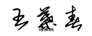 朱錫榮王葉春草書個性簽名怎么寫