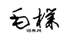朱錫榮毛朴草書個性簽名怎么寫
