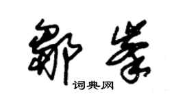 朱錫榮鄒峰草書個性簽名怎么寫