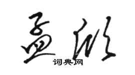 駱恆光孟欣草書個性簽名怎么寫