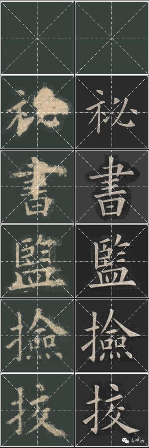 《九成宮醴泉銘》姚孟起臨本與李琪本比較