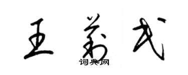 梁錦英王莉民草書個性簽名怎么寫