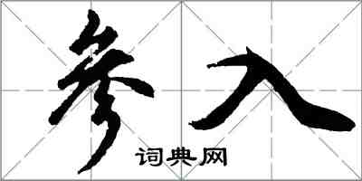 胡問遂參入行書怎么寫