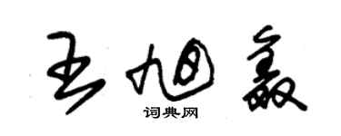 朱錫榮王旭鑫草書個性簽名怎么寫