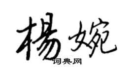 王正良楊婉行書個性簽名怎么寫