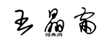 朱錫榮王晶雷草書個性簽名怎么寫