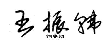 朱錫榮王振韓草書個性簽名怎么寫