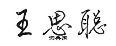 駱恆光王思聰行書個性簽名怎么寫