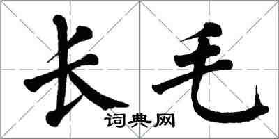 翁闓運長毛楷書怎么寫