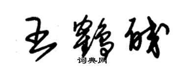 朱錫榮王鶴皎草書個性簽名怎么寫